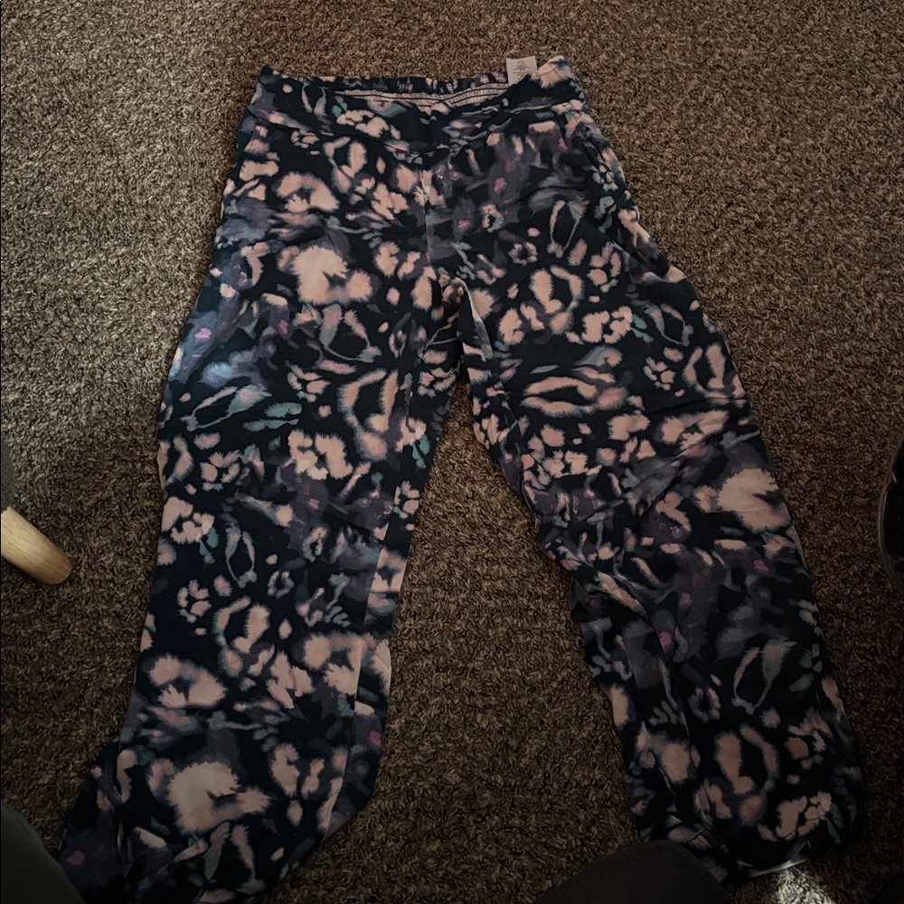 Floral Patterned Pants